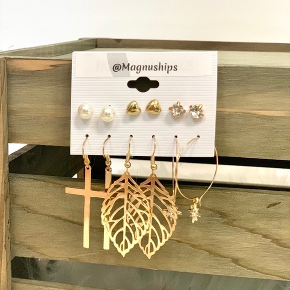 Assorted Multiple Earrings Set - Picture 2 of 2